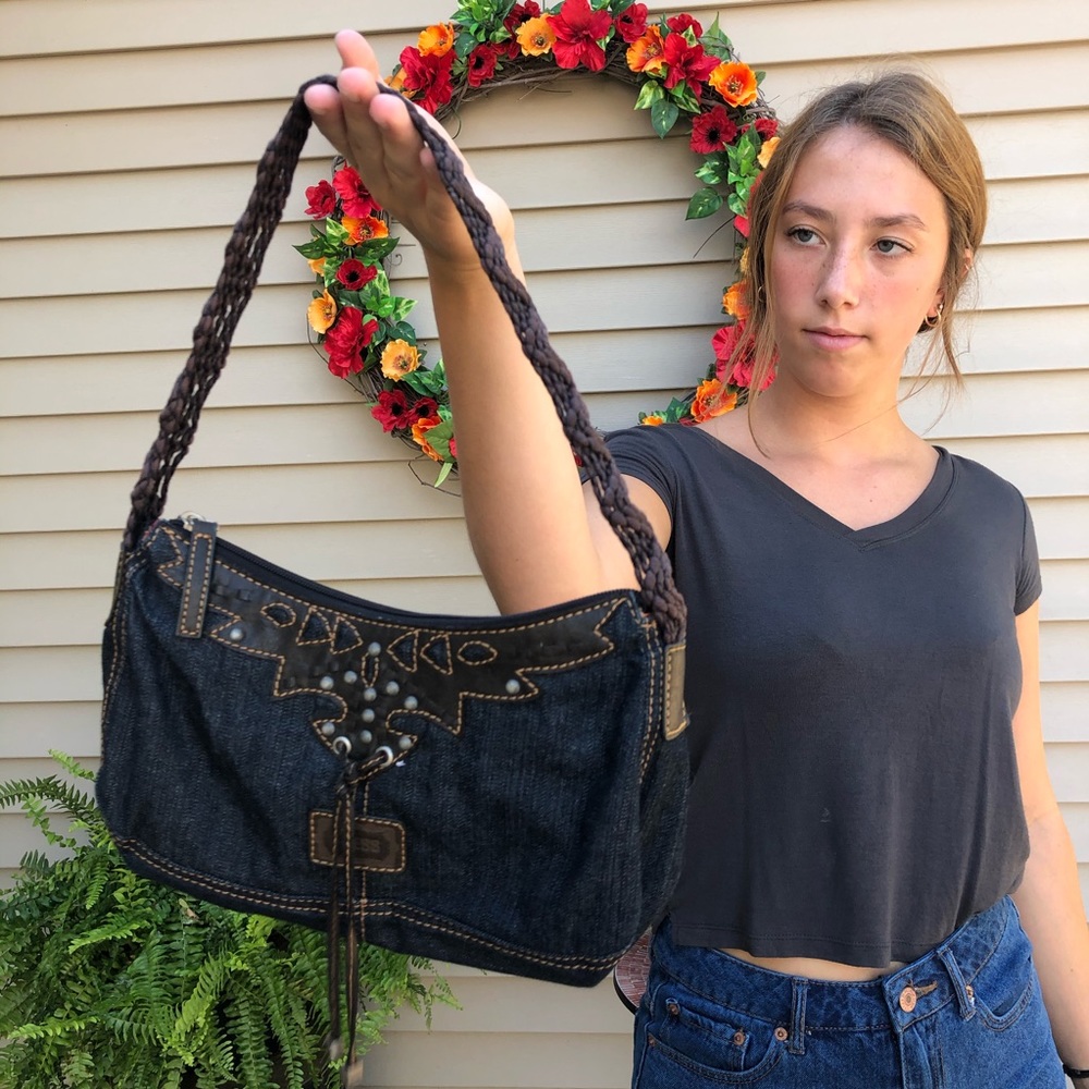 Small Guess Purse with Cheetah Lining